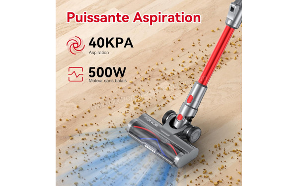 AONUS A9 Pro - Puissance d'aspiration