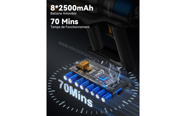 AONUS A9S - Autonomie jusqu'&agrave; 70 minutes