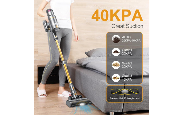 AONUS A9 - Pression d'aspiration