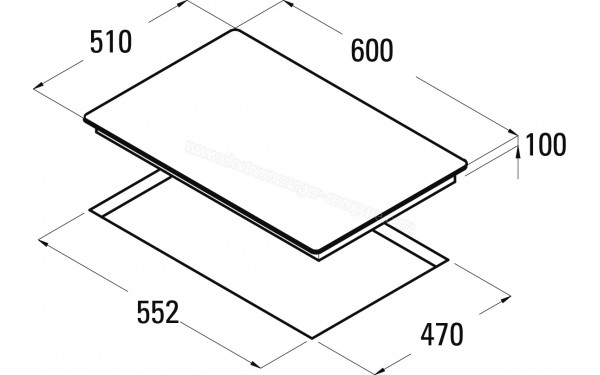 APELSON ACGI 4060 BK - Dimensions