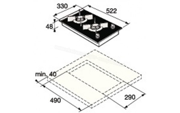 ASKO HG1355GB - Sch&eacute;ma technique