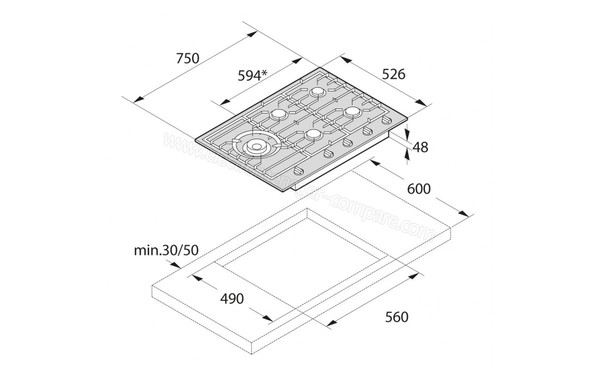 ASKO HG1776SB/S1 - Sch&eacute;ma technique