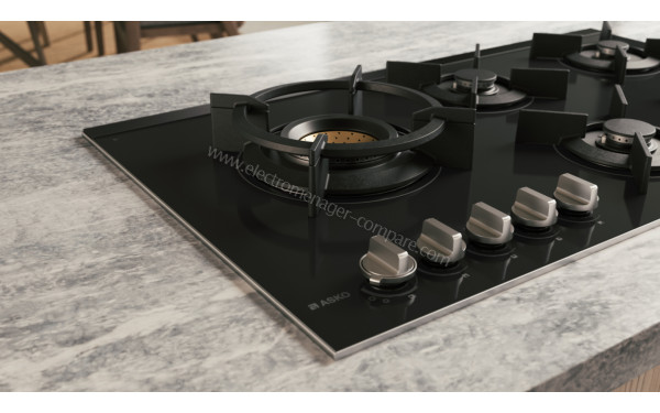 ASKO HG8953BGB1 - Zoom sur le foyer Volcan Fusion Wok