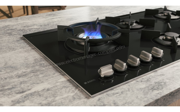 ASKO HG8953BGB1 - Zoom sur le foyer Volcan Fusion Wok