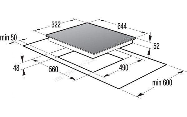 ASKO HI1654IQ - Niche d'encastrement