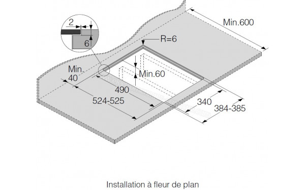 ASKO HI5320FBG1 - Dimensions
