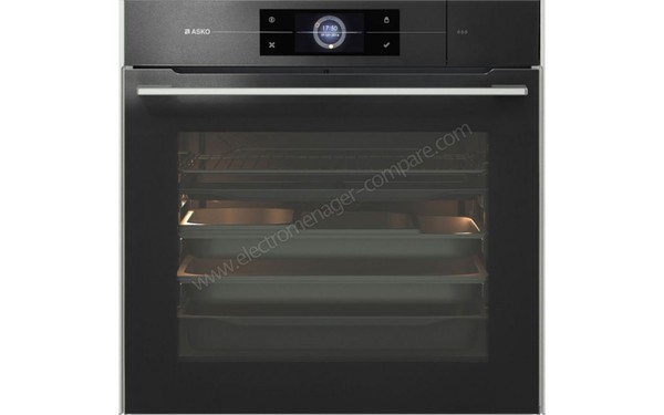 ASKO OCS8678G - Vue de face avec lampe allum&eacute;e  (cr&eacute;dit : Boulanger)