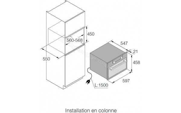 ASKO OM8437A2 - Dimensions