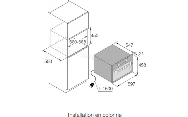 ASKO OM8464A2 - Dimensions