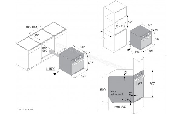 ASKO OP8664A - Sch&eacute;ma technique