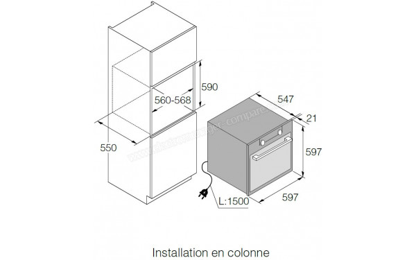 ASKO OP8687A2 - Dimensions