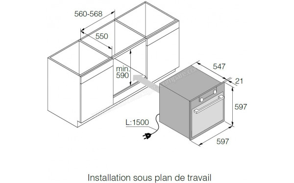 ASKO OP8687A2 - Dimensions
