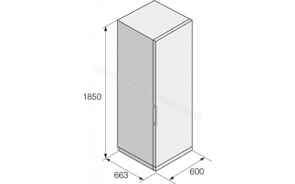 ASKO R23841B - Dimensions