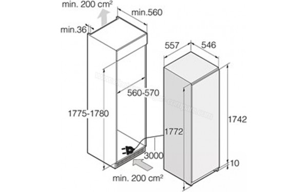 ASKO RBB576DND1 - Dimensions