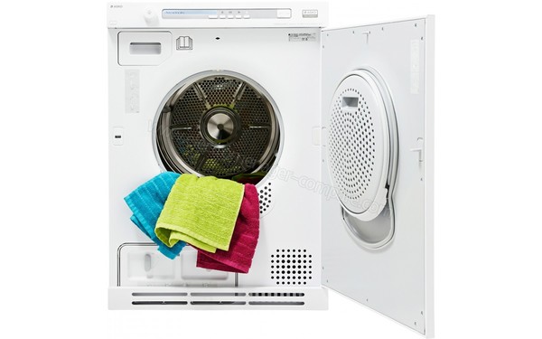 ASKO T884HPXLW - Vue de face porte ouverte (cr&eacute;dit : Boulanger)