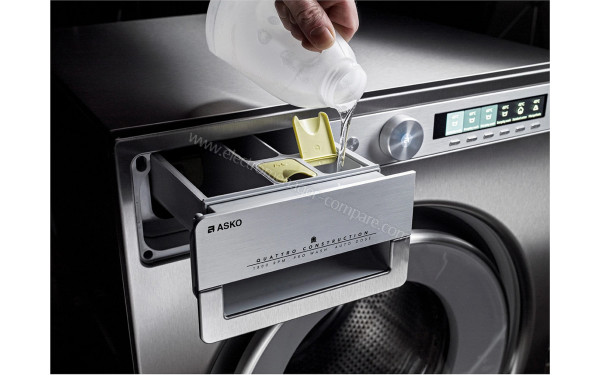 ASKO W6098X.W/3 - Zoom sur le tiroir lessiviel