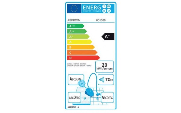 ASPIRON 1386 - &Eacute;tiquette &eacute;nergie