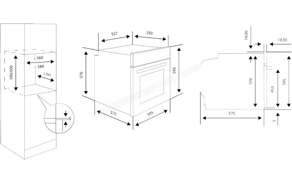 ASPES AHE1110B - Dimensions