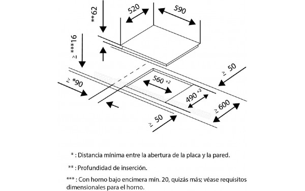 ASPES API2300I - Dimensions