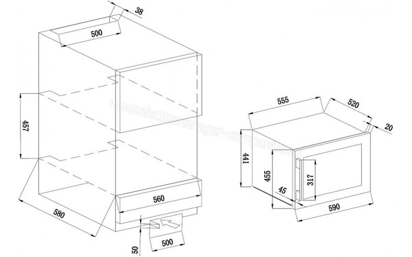 AVINTAGE AV22XI - Dimensions