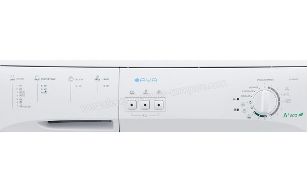 AYA ALF0602 blanc - Panneau de commandes
