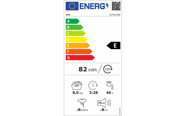 AYA ALF8202NE - &Eacute;tiquette &eacute;nergie v2