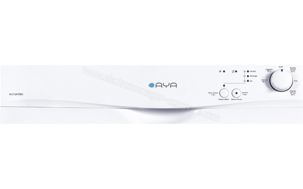 AYA ALV1247DB3 - Panneau de commandes