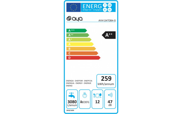 AYA AYA1247DB4-S - &Eacute;tiquette &eacute;nergie