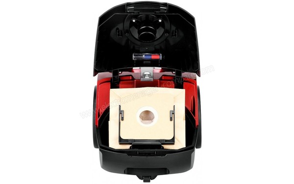 AYA CJ001 rouge - Vue de face capot ouvert