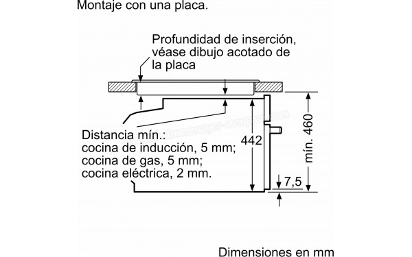 BALAY 3CB5878N0 - Dimensions