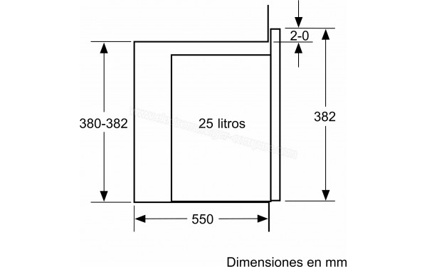 BALAY 3CG5175N3 - Dimensions