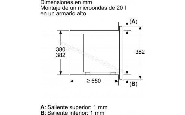 BALAY 3CG6142B3 - Dimensions