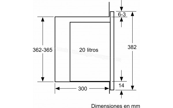 BALAY 3CP5002N2 - Dimensions