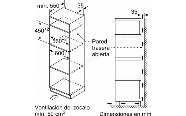 BALAY 3CW5179N0 - Dimensions