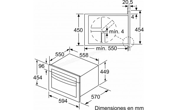 BALAY 3CW5179N0 - Dimensions