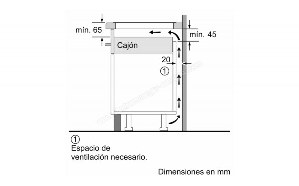 BALAY 3EB963FR - Dimensions