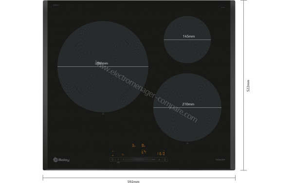 BALAY 3EB965LH - Dimensions