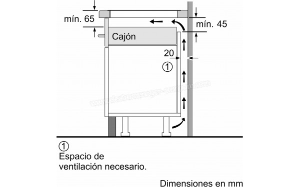 BALAY 3EB969LH - Dimensions