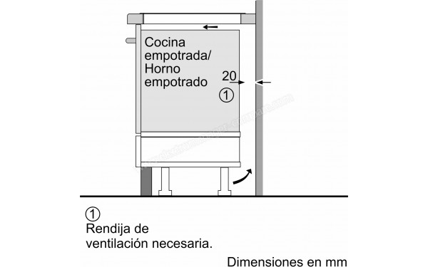 BALAY 3EB989LH - Dimensions