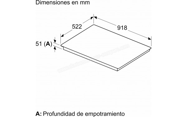 BALAY 3EB997LH - Dimensions