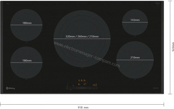 BALAY 3EB997LH - Dimensions