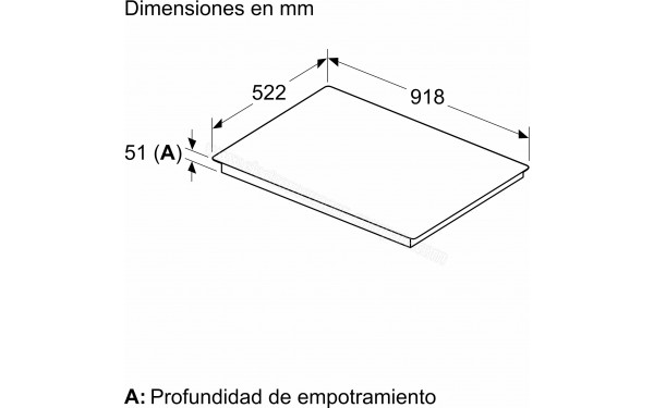 BALAY 3EB999LH - Dimensions