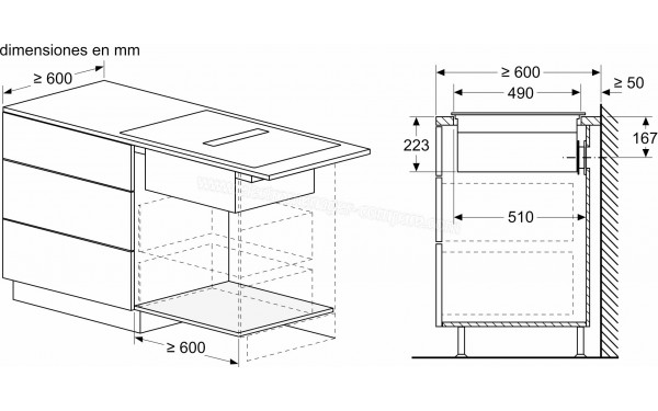 BALAY 3EBC963ER - Dimensions