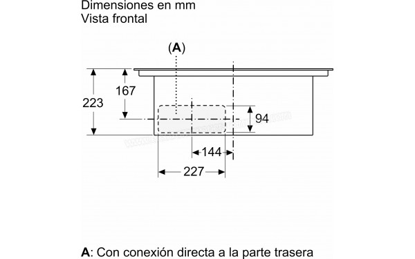 BALAY 3EBC963ER - Dimensions
