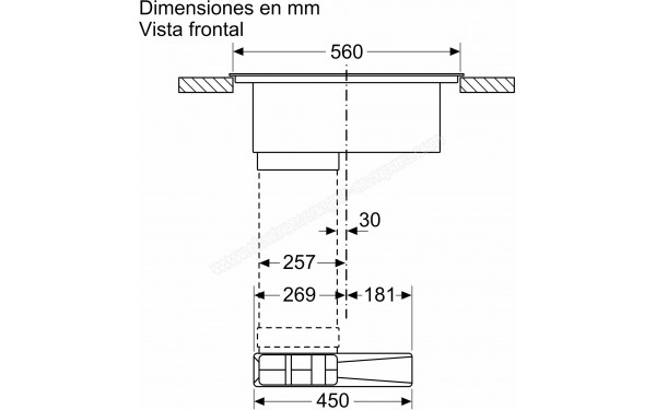 BALAY 3EBC963ER - Dimensions