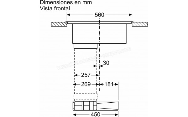 BALAY 3EBC976LH - Dimensions