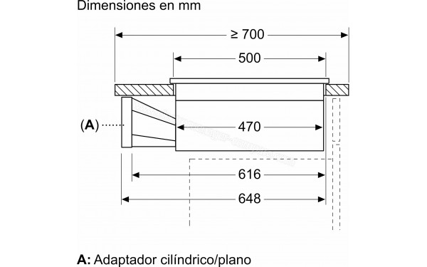 BALAY 3EBC983ER - Dimensions