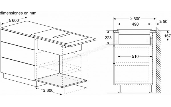 BALAY 3EBC983ER - Dimensions