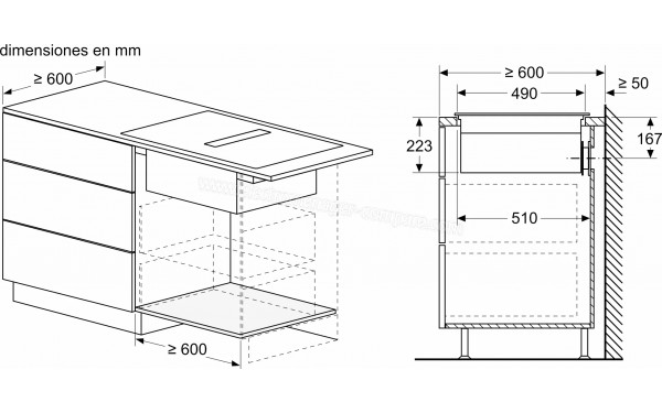 BALAY 3EBC989LH - Dimensions