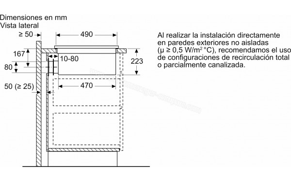 BALAY 3EBC989LU - Dimensions
